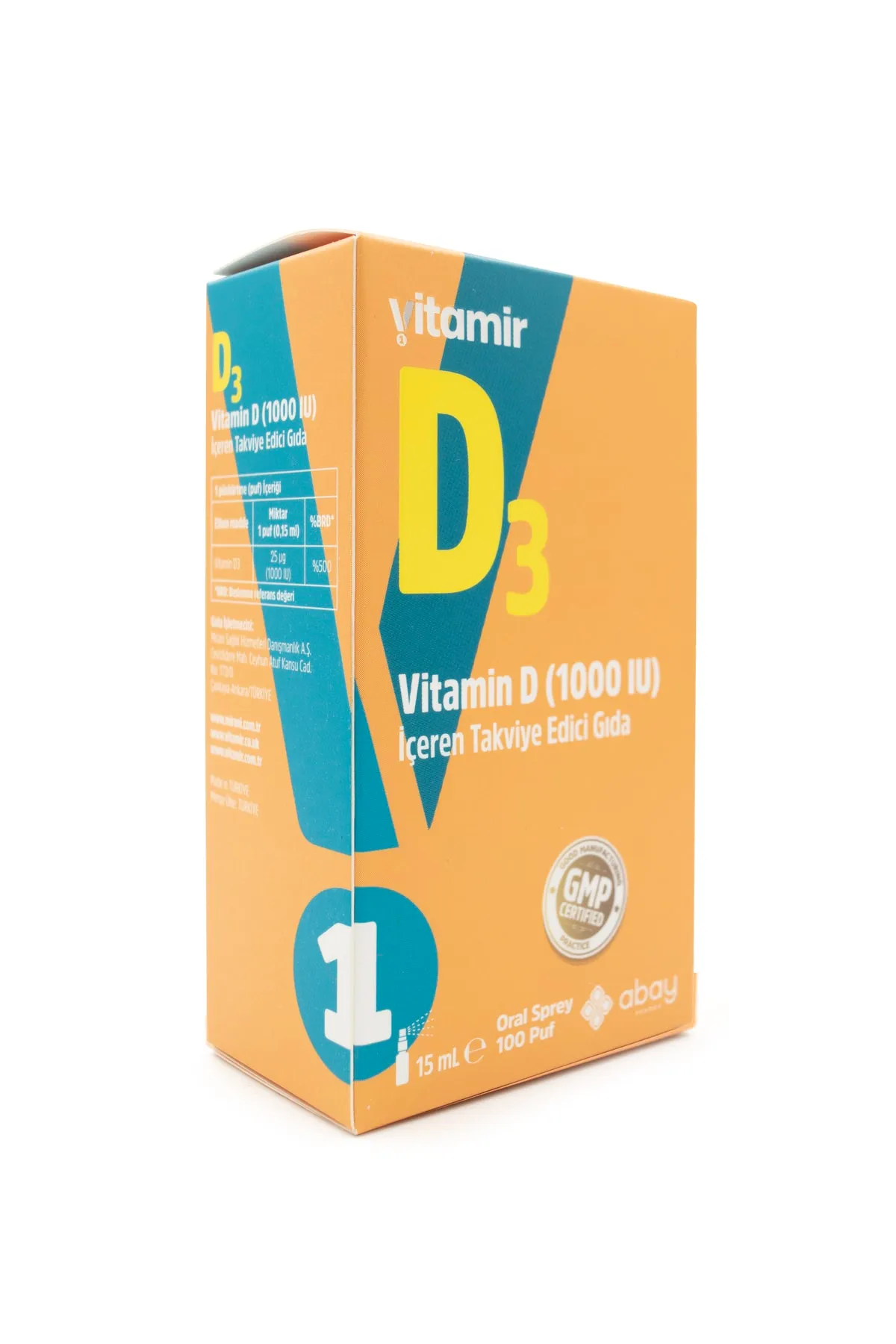 Vitamir D3(1000 IU)